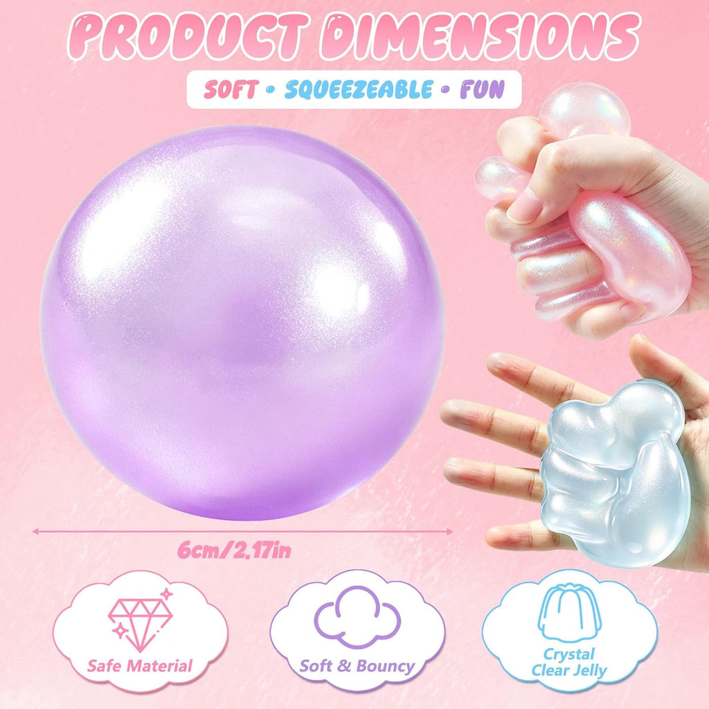 Purple Pearl Coconut Oil Squishy Ball